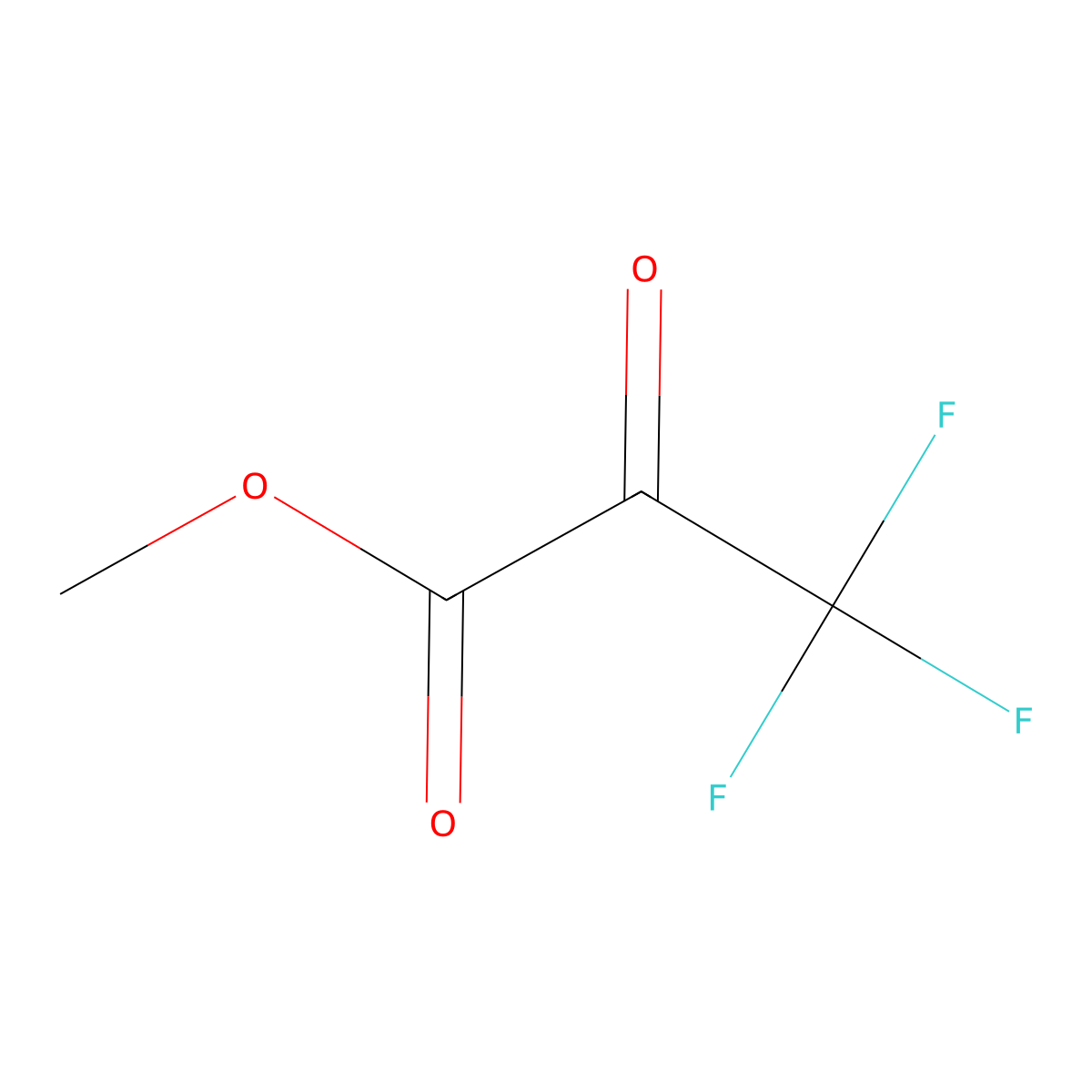 Methyl 3,3,3-trifluoro-2-oxopropanoate molecular structure, CAS 13089-11-7