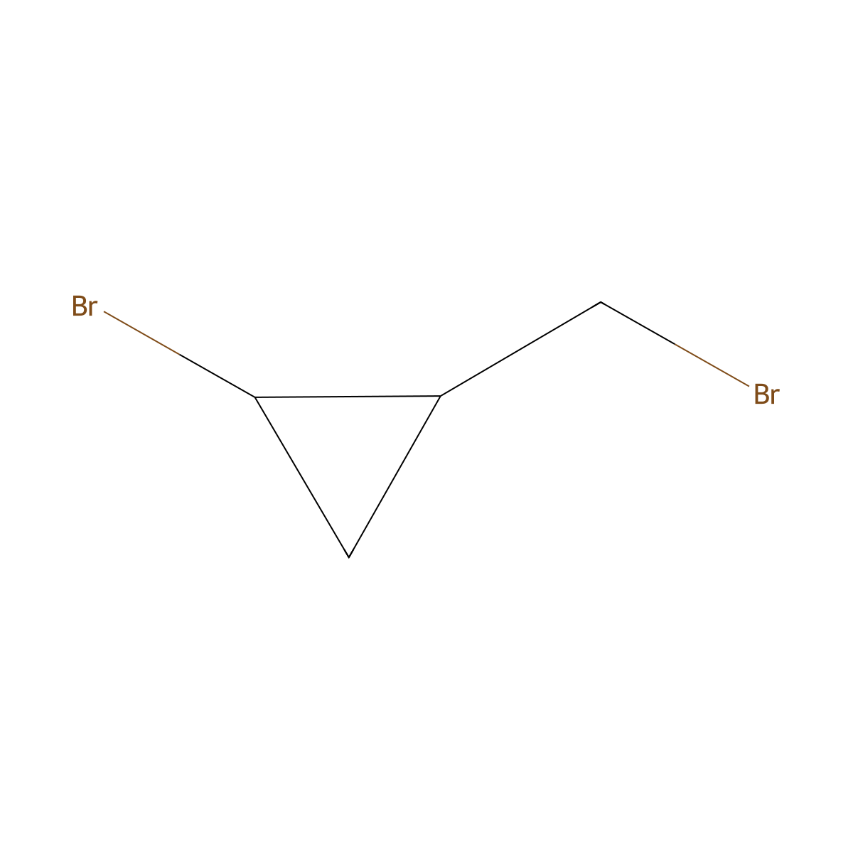rac-(1R,2R)-1-bromo-2-(bromomethyl)cyclopropane molecular structure, CAS 130894-87-0