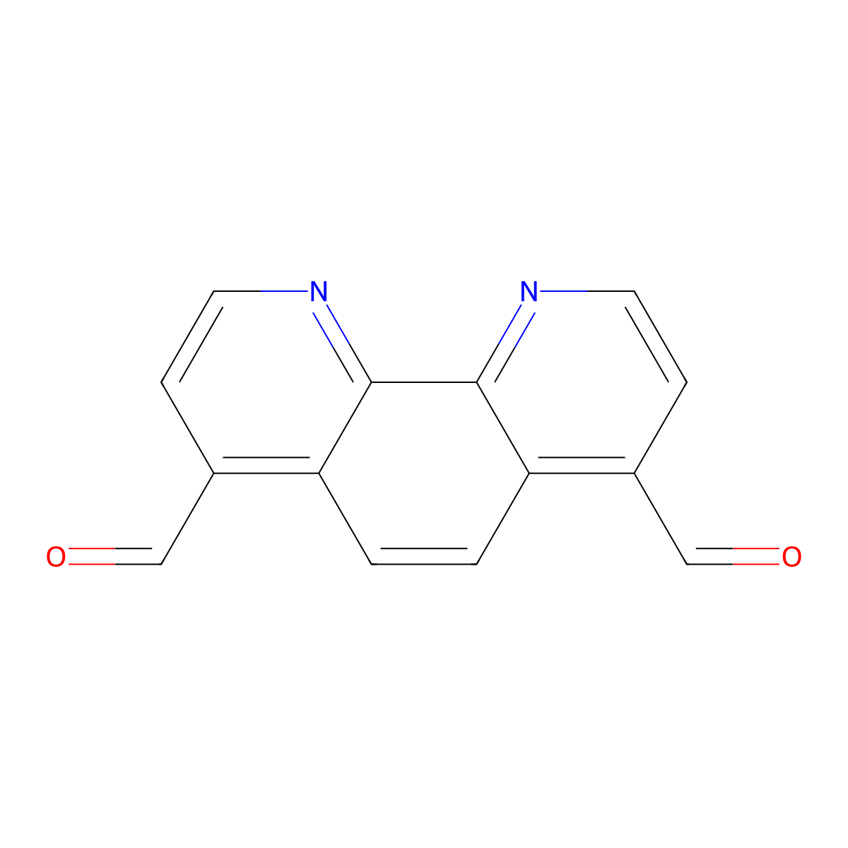 1,10-Phenanthroline-4,7-dicarbaldehyde molecular structure, CAS 130897-87-9