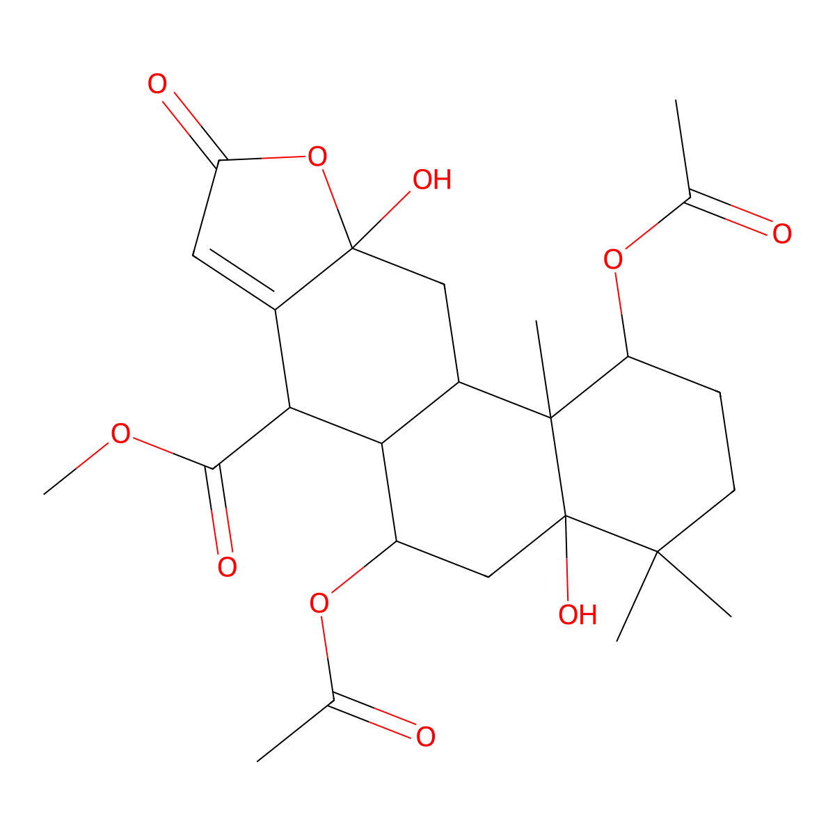 7-O-Acetylneocaesalpin N molecular structure, CAS 1309079-08-0