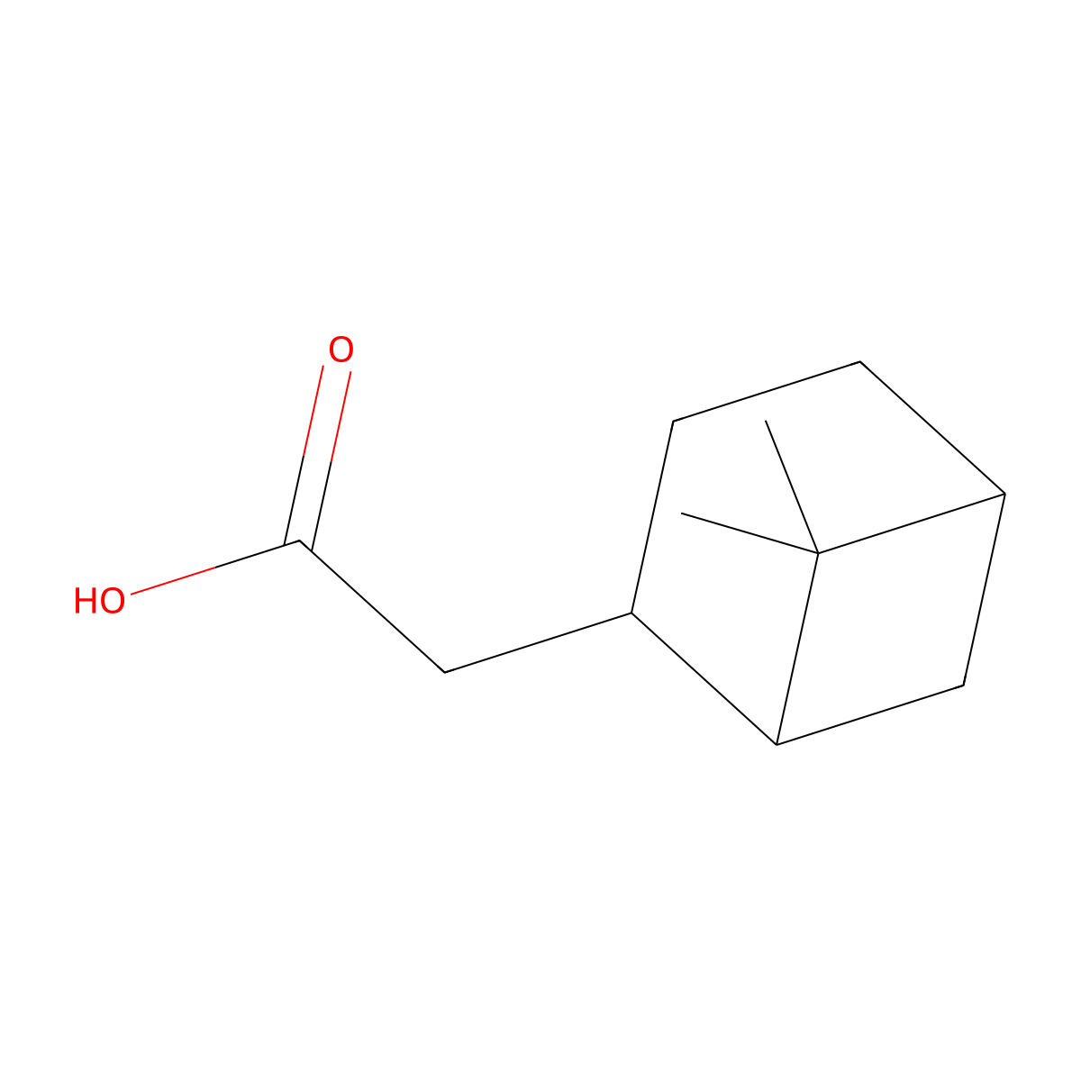 2-((1S,2S,5S)-6,6-Dimethylbicyclo[3.1.1]heptan-2-yl)acetic acid molecular structure, CAS 1309196-00-6