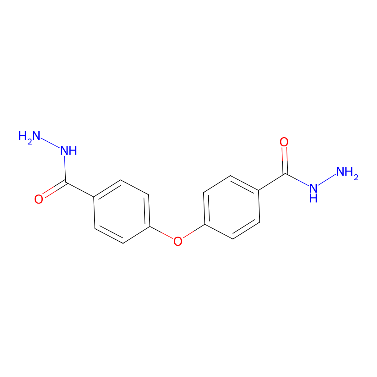 4,4'-Oxybis(benzoylhydrazide) molecular structure, CAS 13092-49-4