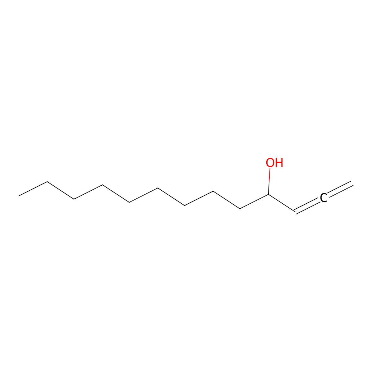 1,2-Tridecadien-4-OL molecular structure, CAS 1309281-37-5
