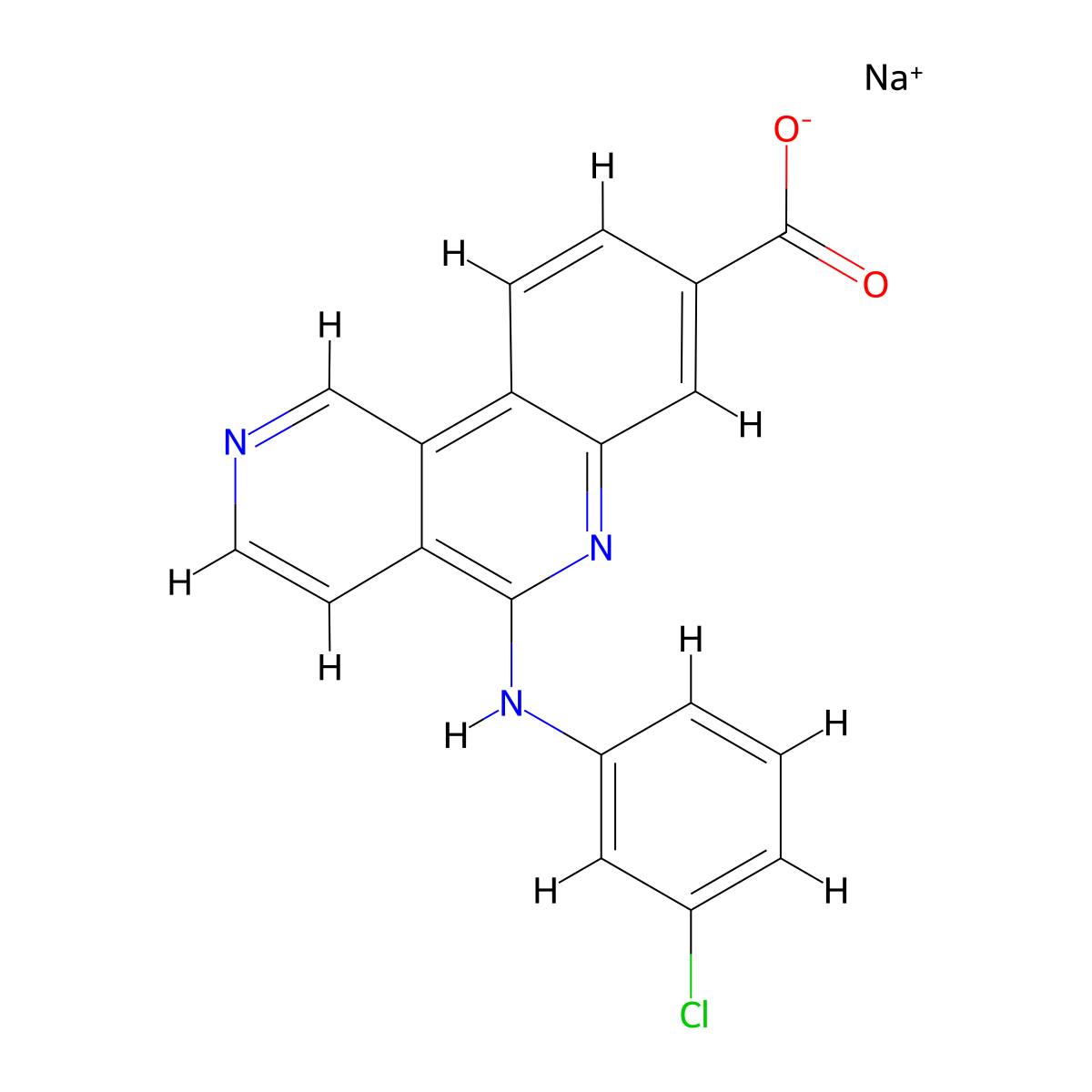 Silmitasertib Sodium molecular structure, CAS 1309357-15-0