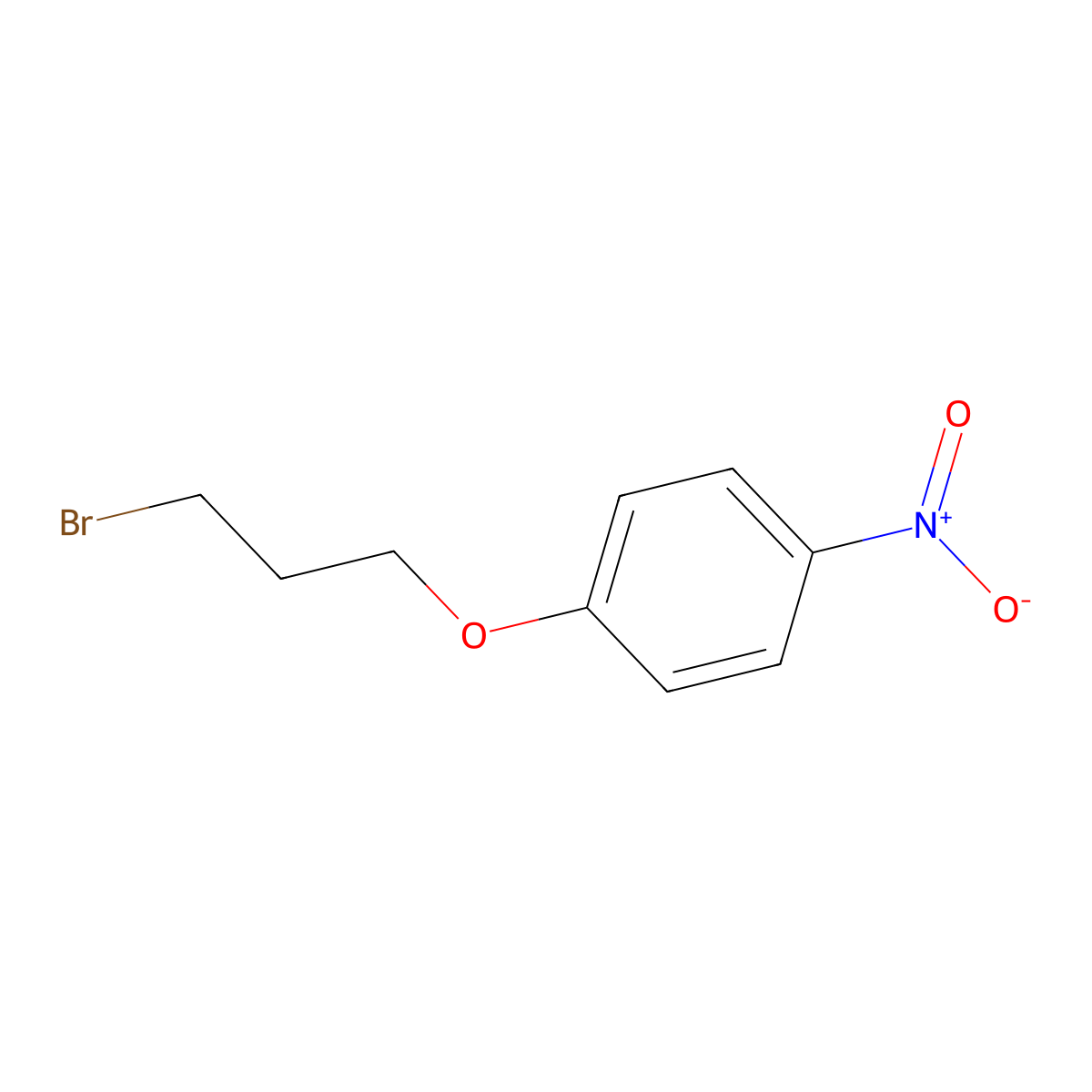 1-(3-Bromopropoxy)-4-nitrobenzene molecular structure, CAS 13094-50-3