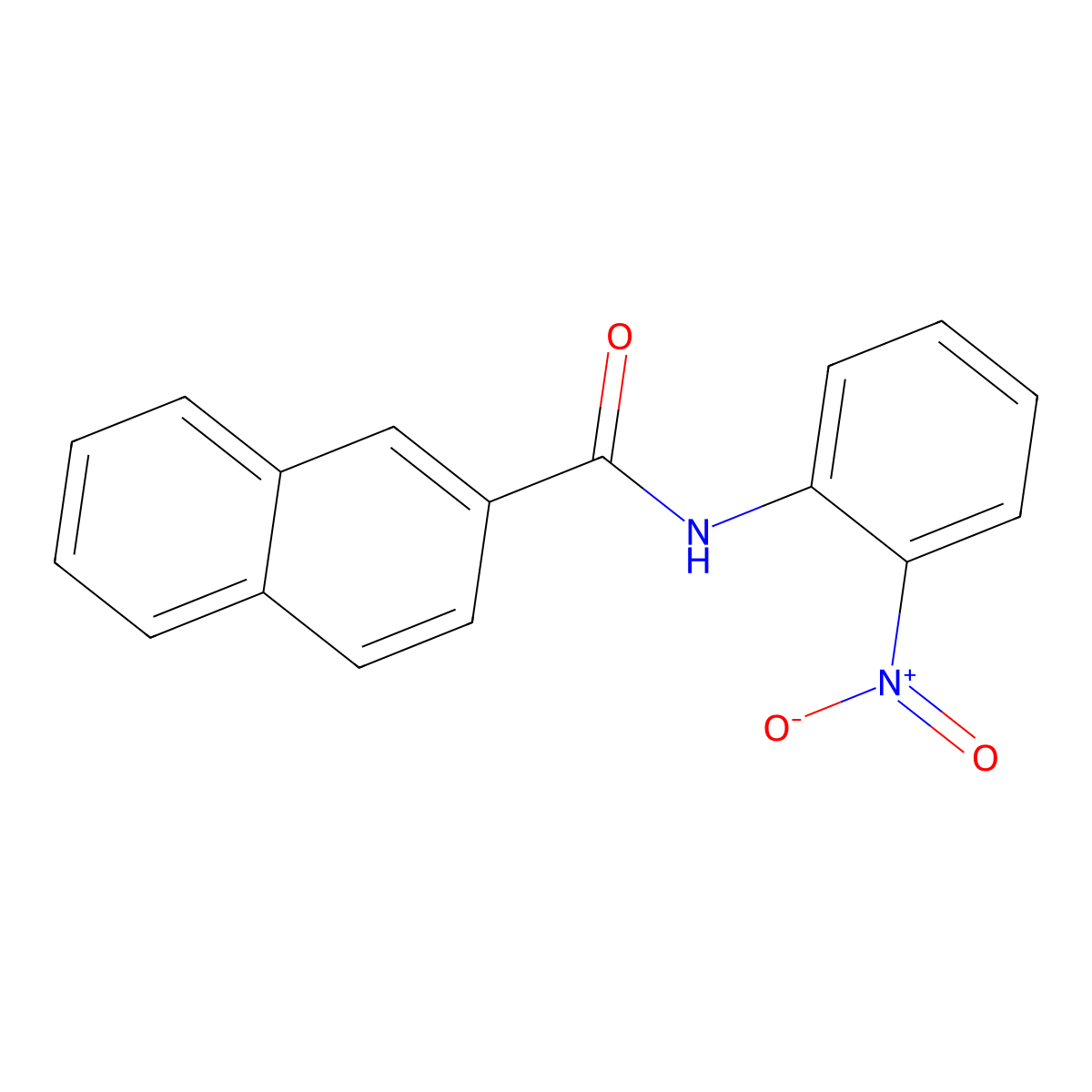 N-(2-nitrophenyl)naphthalene-2-carboxamide molecular structure, CAS 130956-03-5