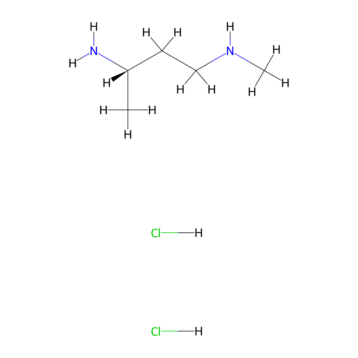[(3S)-3-aminobutyl](methyl)amine dihydrochloride molecular structure, CAS 1309562-91-1