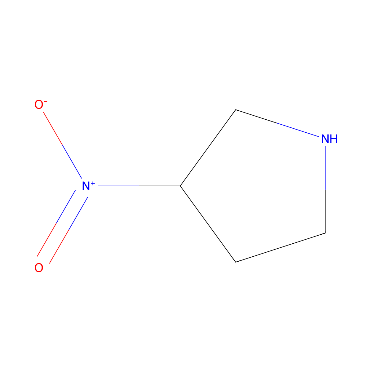 3-Nitropyrrolidine molecular structure, CAS 1309581-41-6