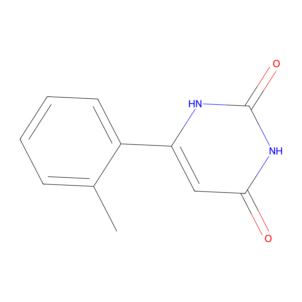 6-o-tolylpyrimidine-2,4(1H,3H)-dione molecular structure, CAS 1309609-29-7