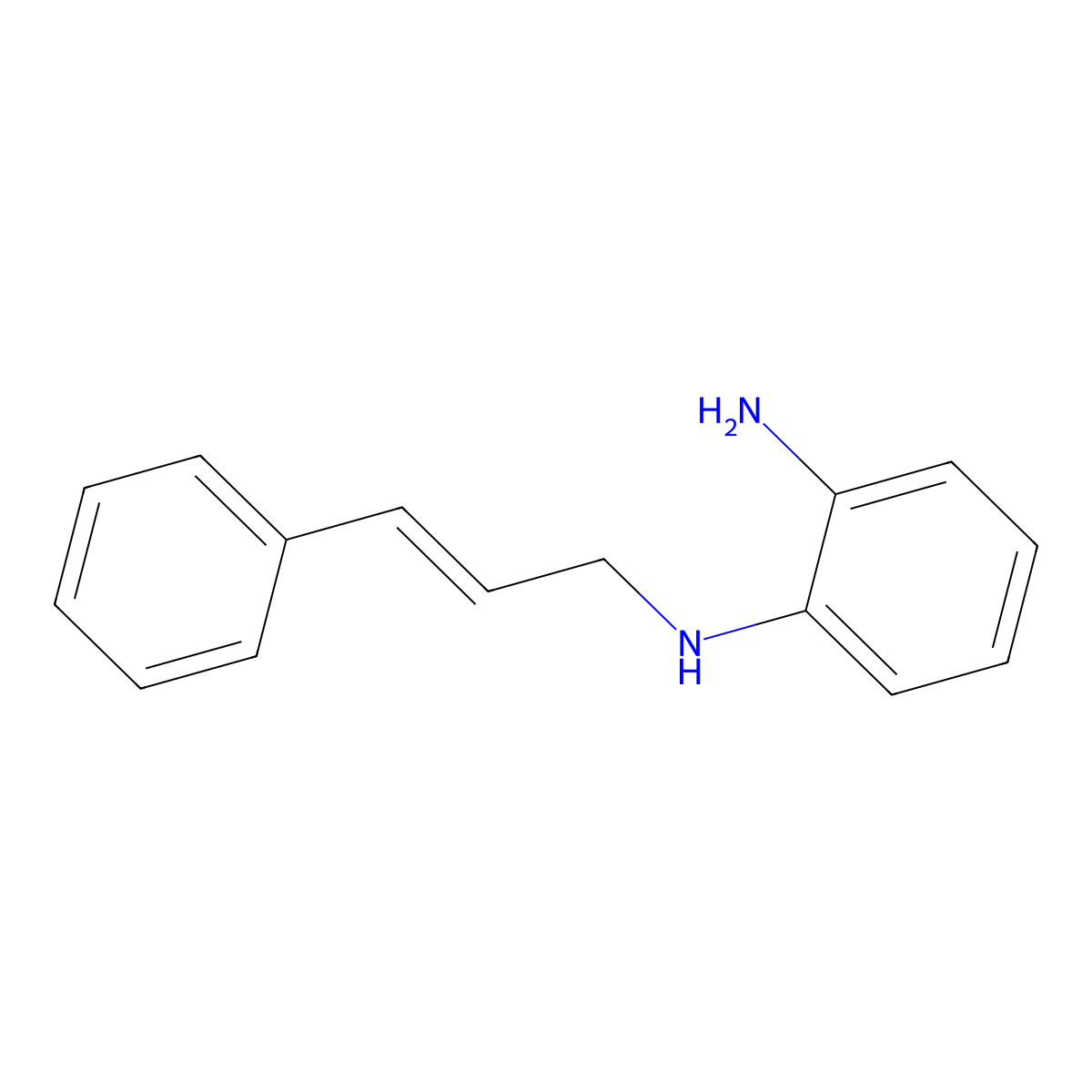 1,2-Benzenediamine,N1-(3-phenyl-2-propen-1-yl)- molecular structure, CAS 130964-01-1