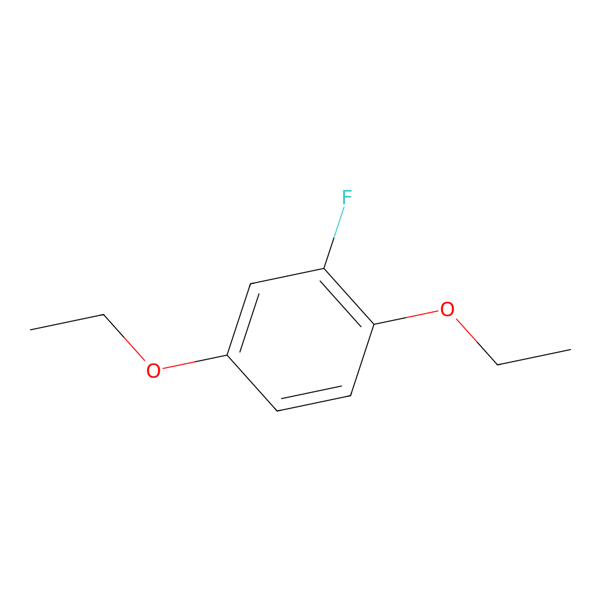 1,4-Diethoxy-2-fluorobenzene molecular structure, CAS 1309665-37-9