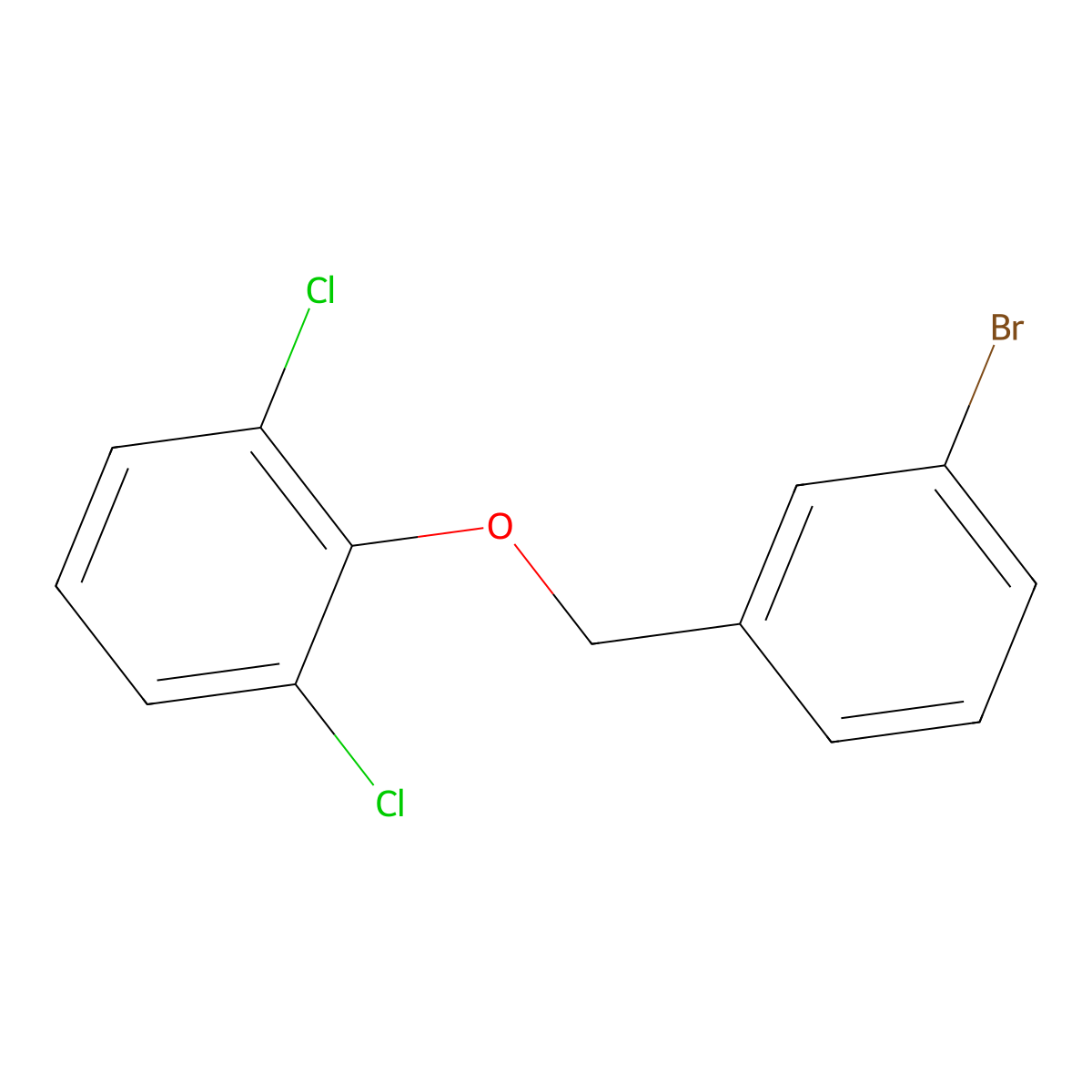 3-Bromobenzyl-(2,6-dichlorophenyl)ether molecular structure, CAS 1309932-72-6