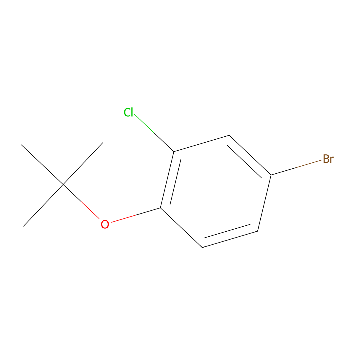 4-Bromo-1-tert-butoxy-2-chlorobenzene molecular structure, CAS 1309932-97-5