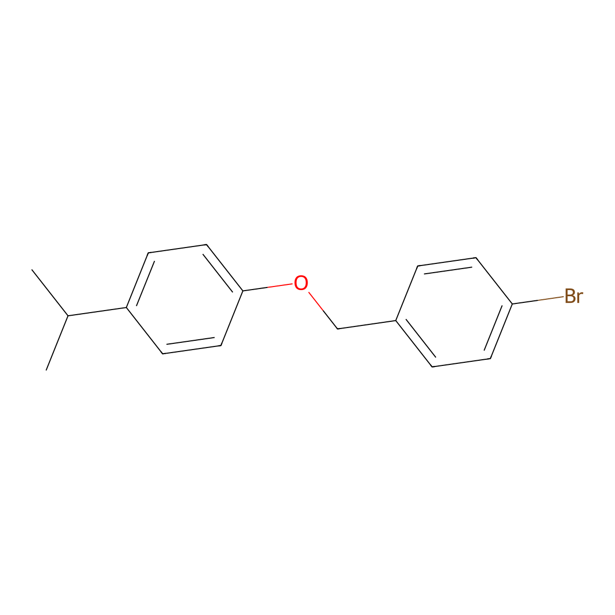4-Bromobenzyl-(4-iso-propylphenyl)ether molecular structure, CAS 1309932-99-7