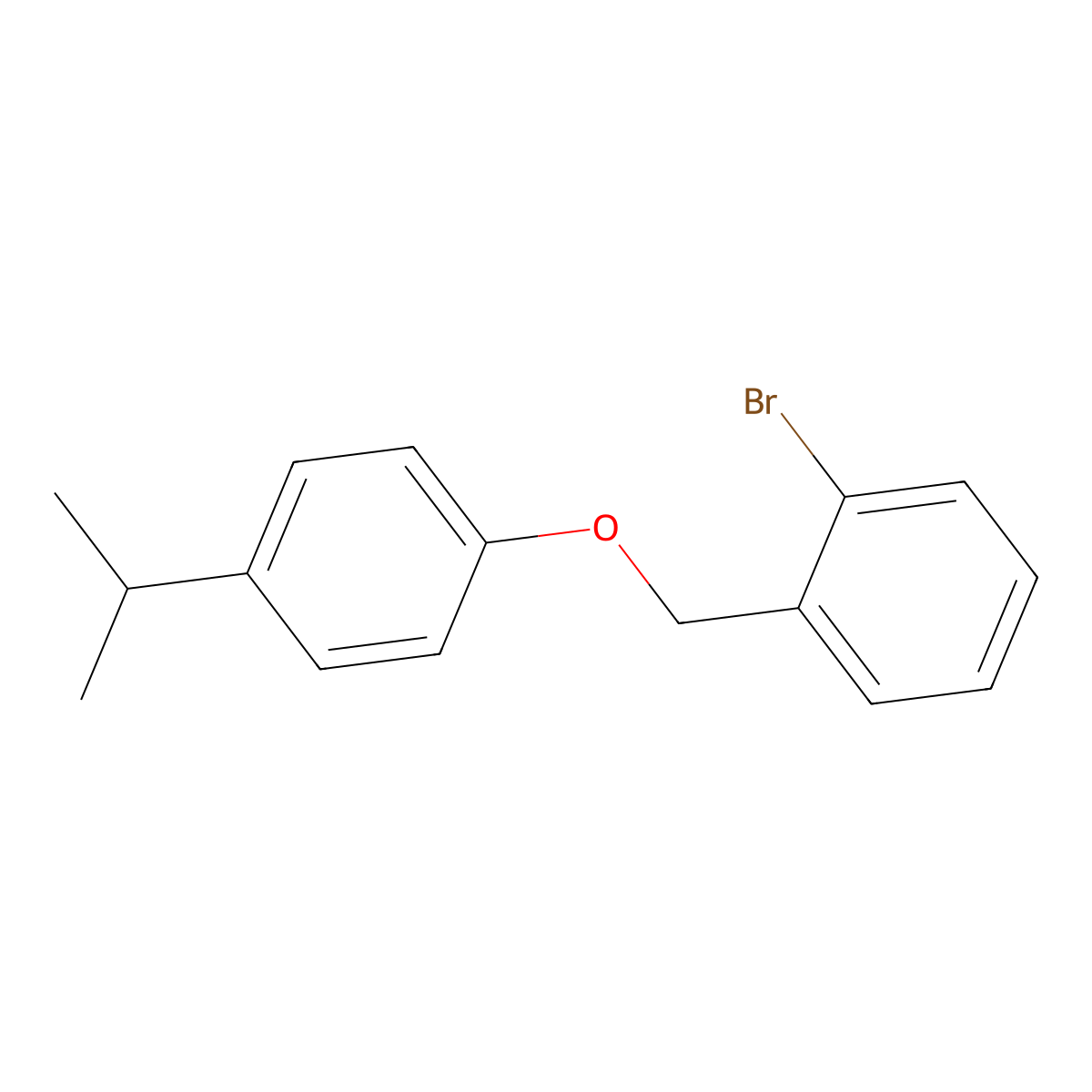 2-Bromobenzyl-(4-iso-propylphenyl)ether molecular structure, CAS 1309933-00-3