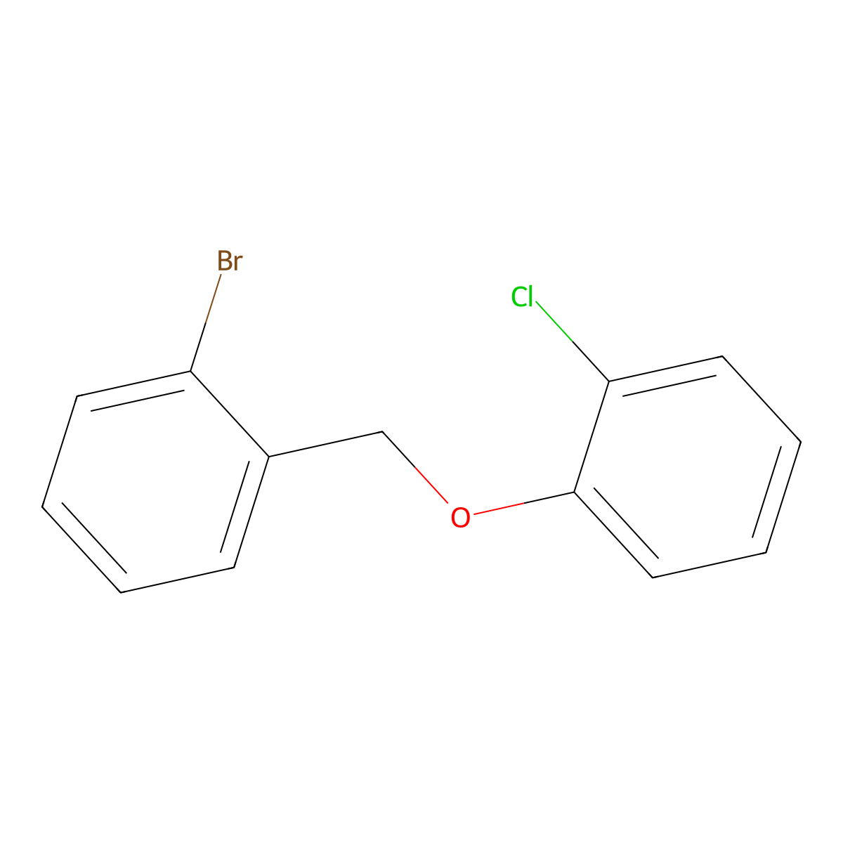 2-Bromobenzyl-(2-chlorophenyl)ether molecular structure, CAS 1309933-16-1