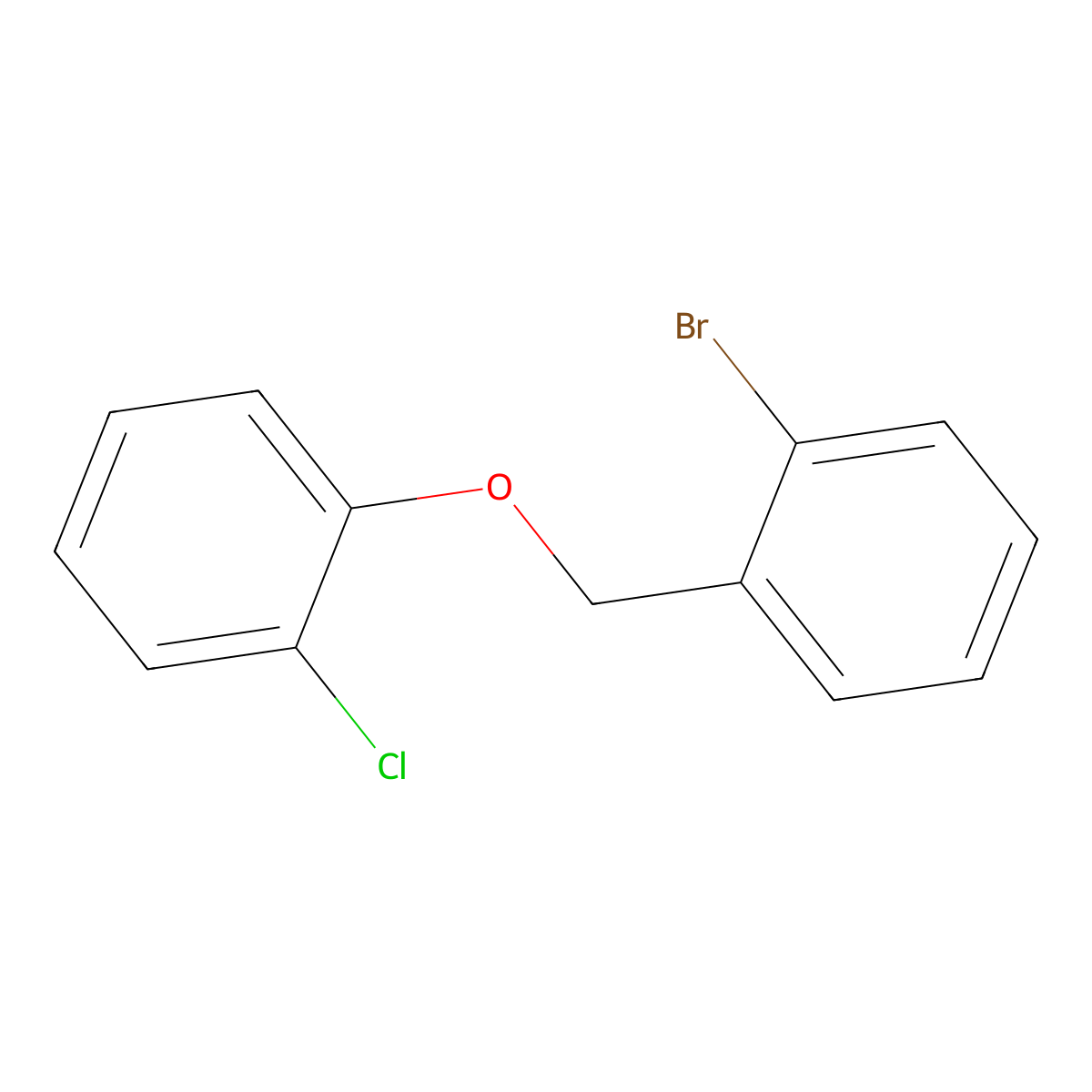2-Bromobenzyl-(2-chlorophenyl)ether molecular structure, CAS 1309933-16-1