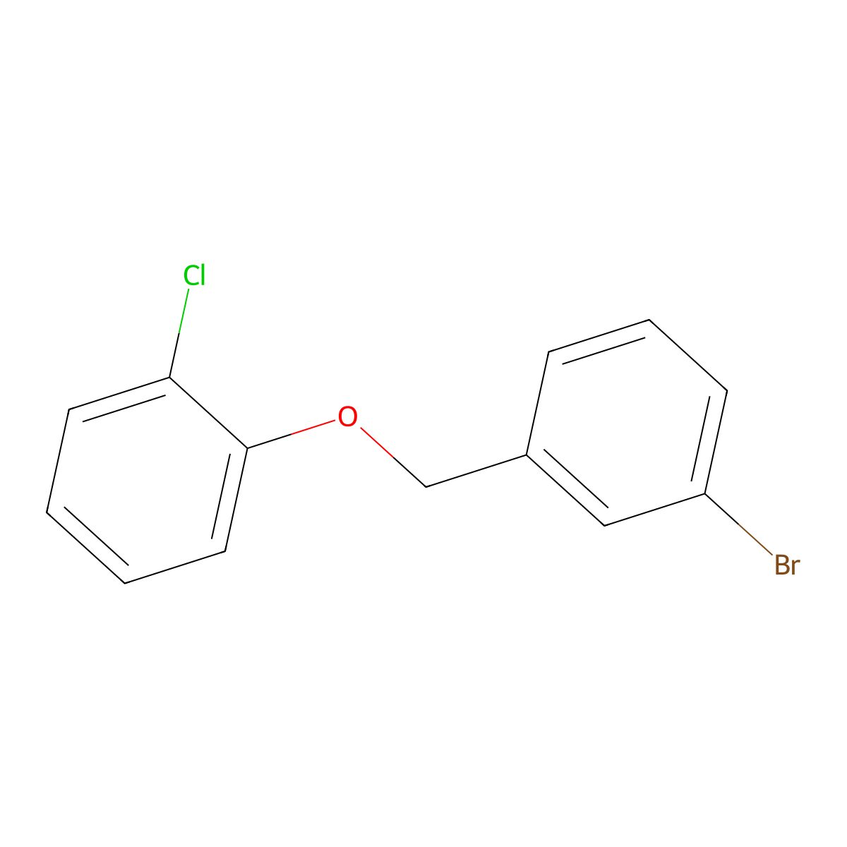 3-Bromobenzyl-(2-chlorophenyl)ether molecular structure, CAS 1309933-27-4