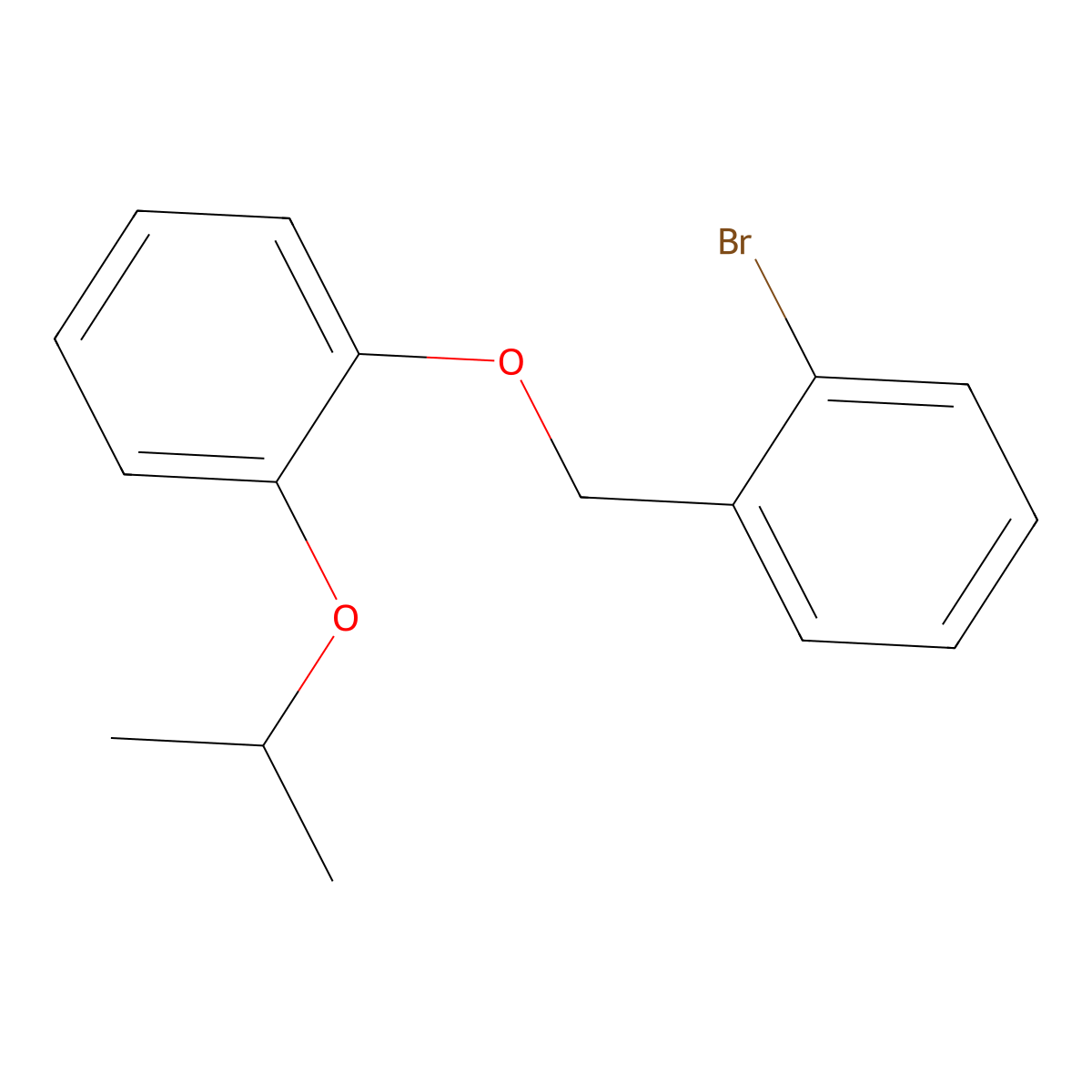 1-Bromo-2-((2-isopropoxyphenoxy)methyl)benzene molecular structure, CAS 1309933-47-8