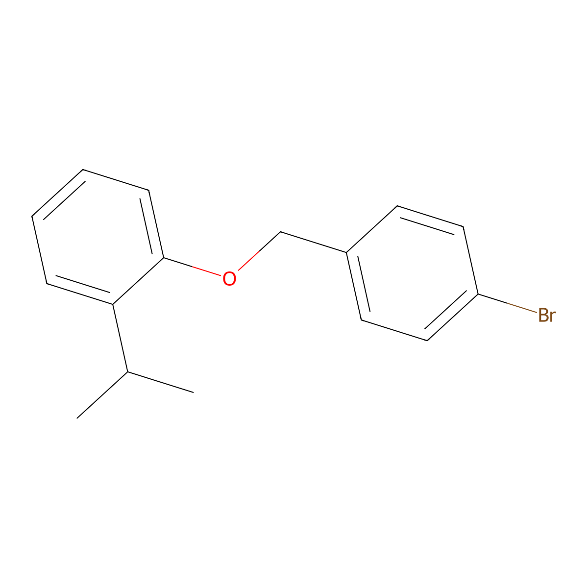 1-((4-Bromobenzyl)oxy)-2-isopropylbenzene molecular structure, CAS 1309933-50-3