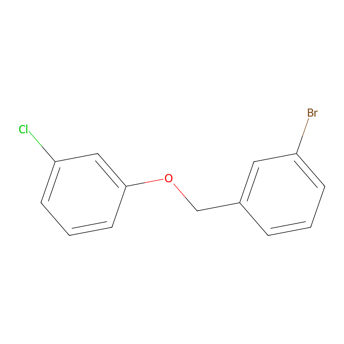 3-Bromobenzyl-(3-chlorophenyl)ether molecular structure, CAS 1309933-69-4