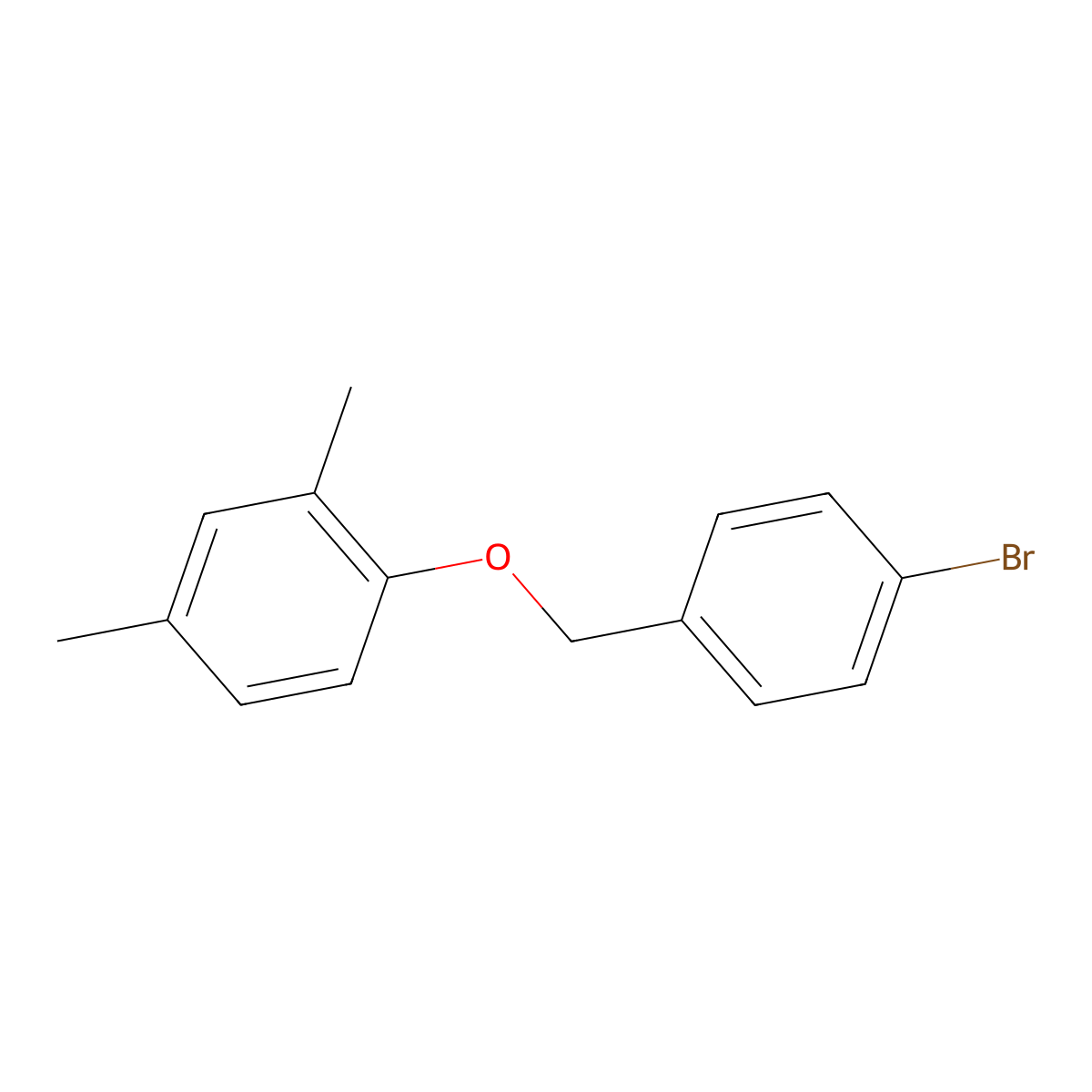 4-Bromobenzyl-(2,4-dimethylphenyl)ether molecular structure, CAS 1309933-85-4