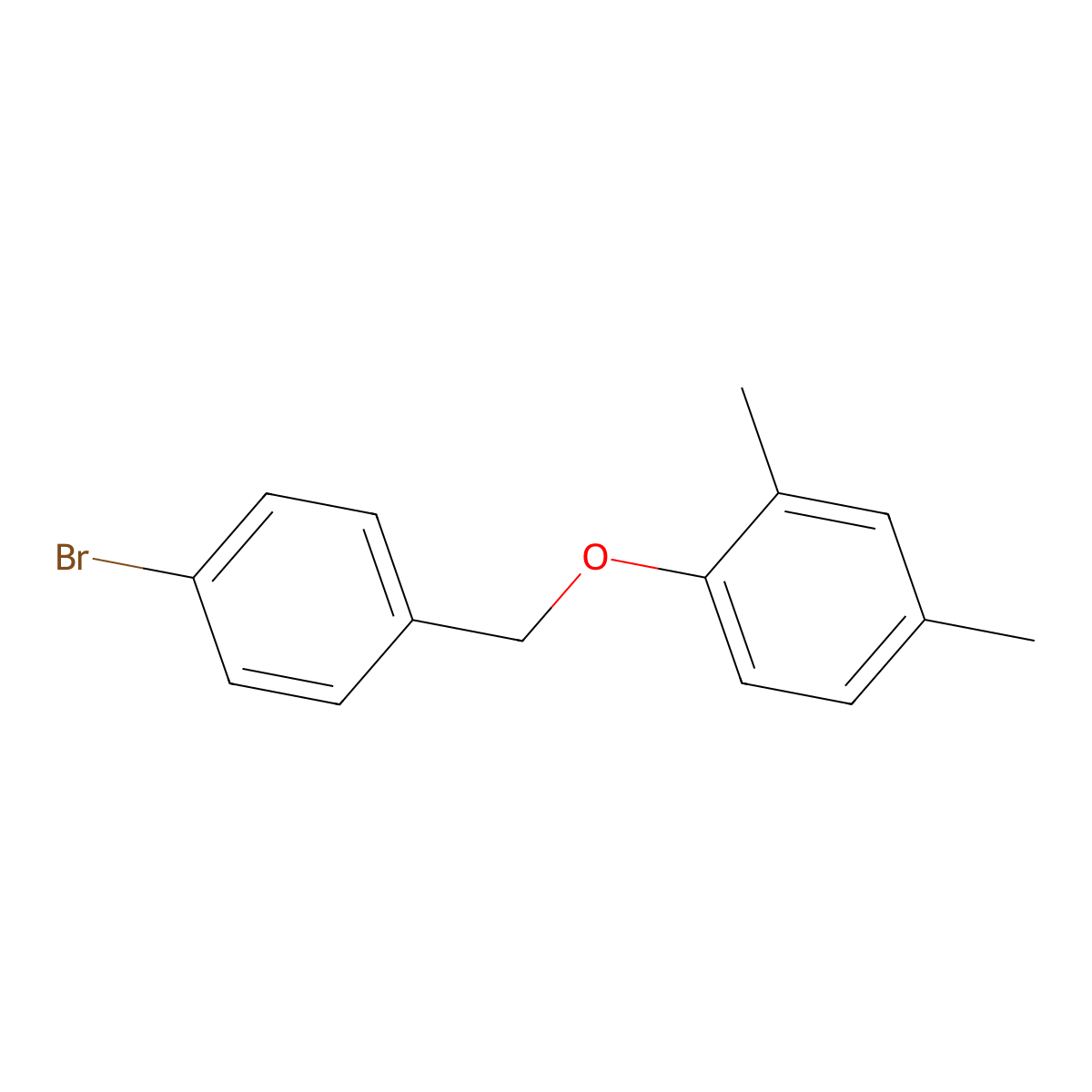 4-Bromobenzyl-(2,4-dimethylphenyl)ether molecular structure, CAS 1309933-85-4