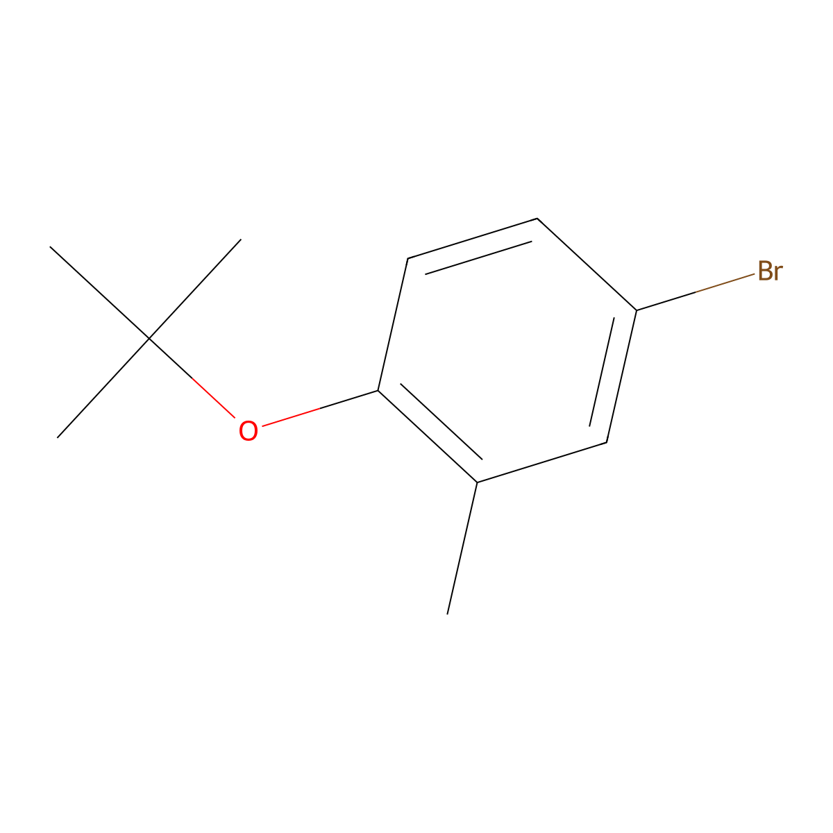5-Bromo-2-(tert-butoxy)toluene molecular structure, CAS 1309933-94-5