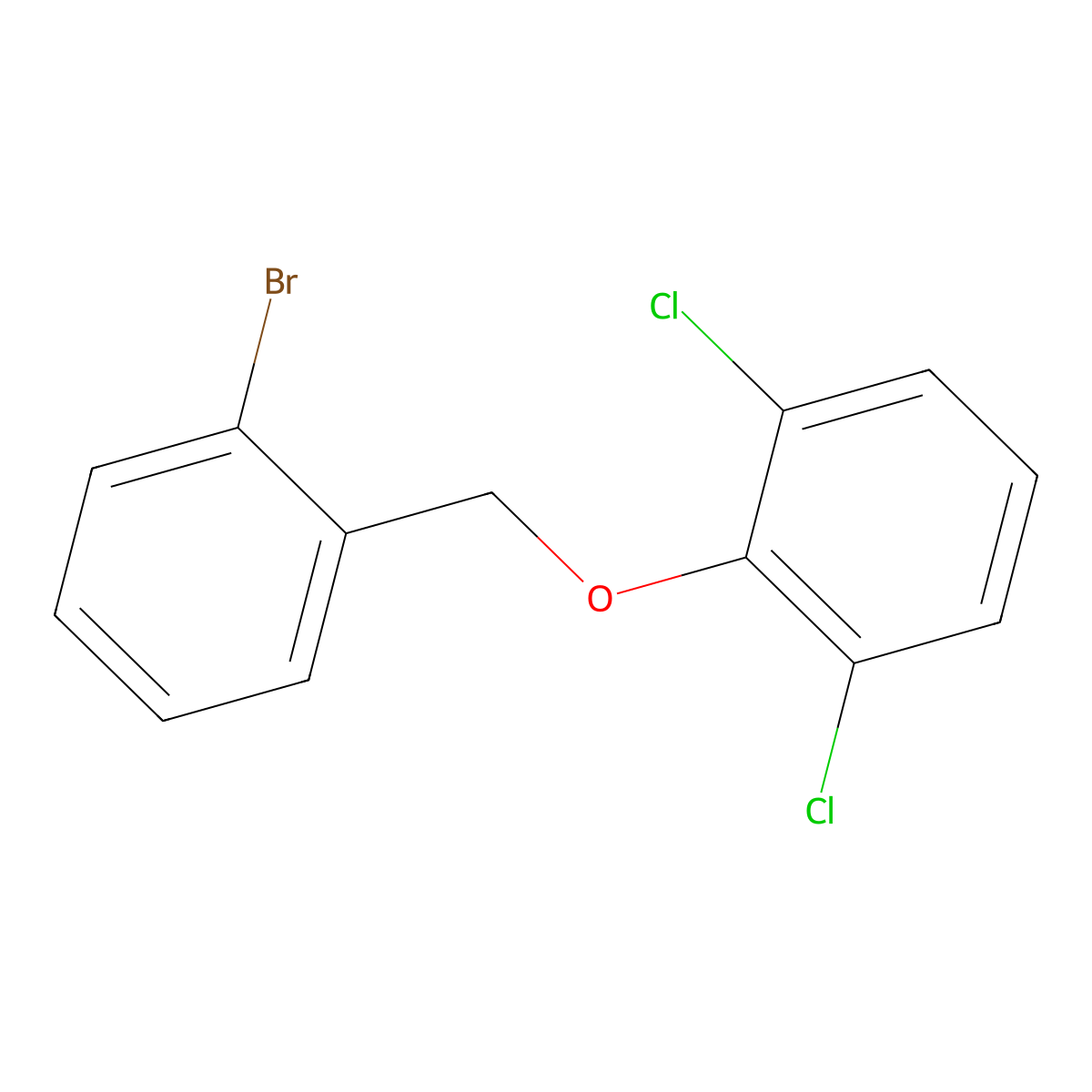 2-Bromobenzyl-(2,6-dichlorophenyl)ether molecular structure, CAS 1309933-99-0