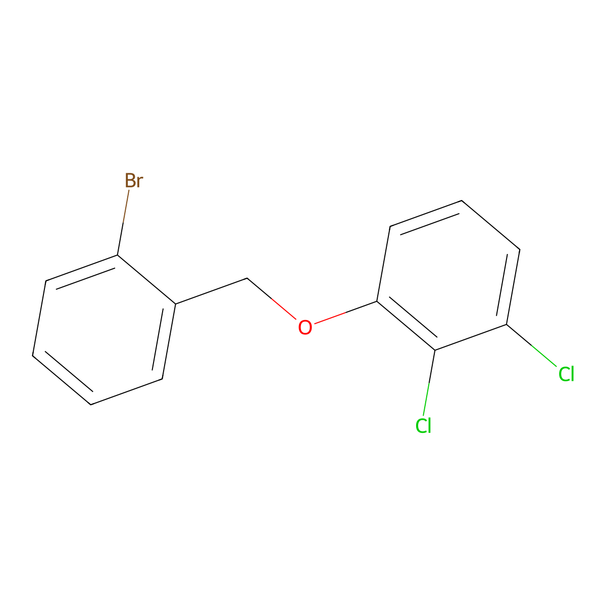 2-Bromobenzyl-(2,3-dichlorophenyl)ether molecular structure, CAS 1309934-02-8