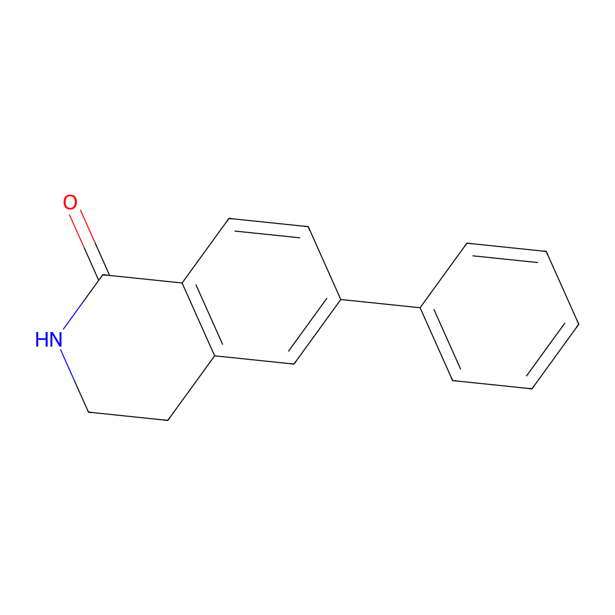6-Phenyl-3,4-dihydroisoquinolin-1(2H)-one molecular structure, CAS 1309955-14-3