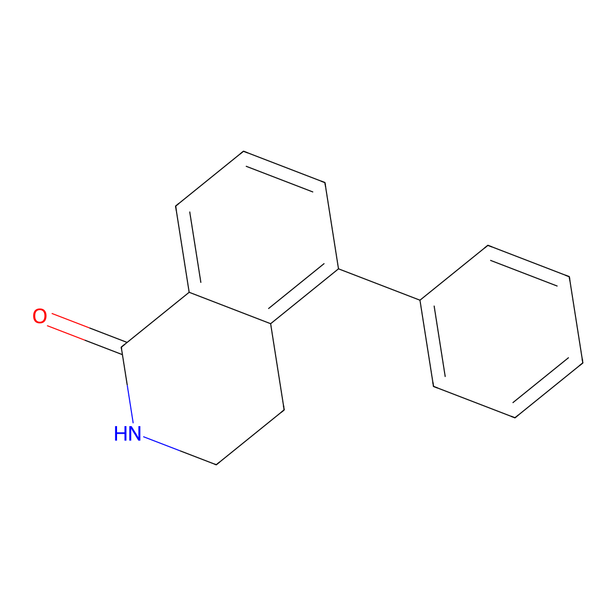5-Phenyl-3,4-dihydroisoquinolin-1(2H)-one molecular structure, CAS 1309955-15-4