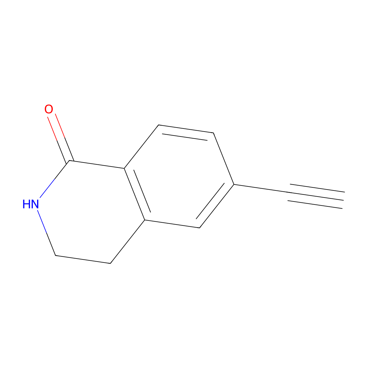 6-Ethynyl-3,4-dihydroisoquinolin-1(2H)-one molecular structure, CAS 1309955-20-1