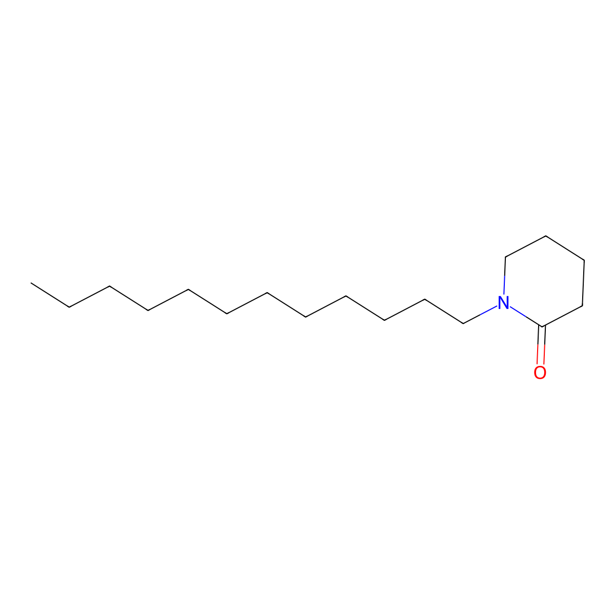 1-Dodecylpiperidin-2-one molecular structure, CAS 130996-23-5