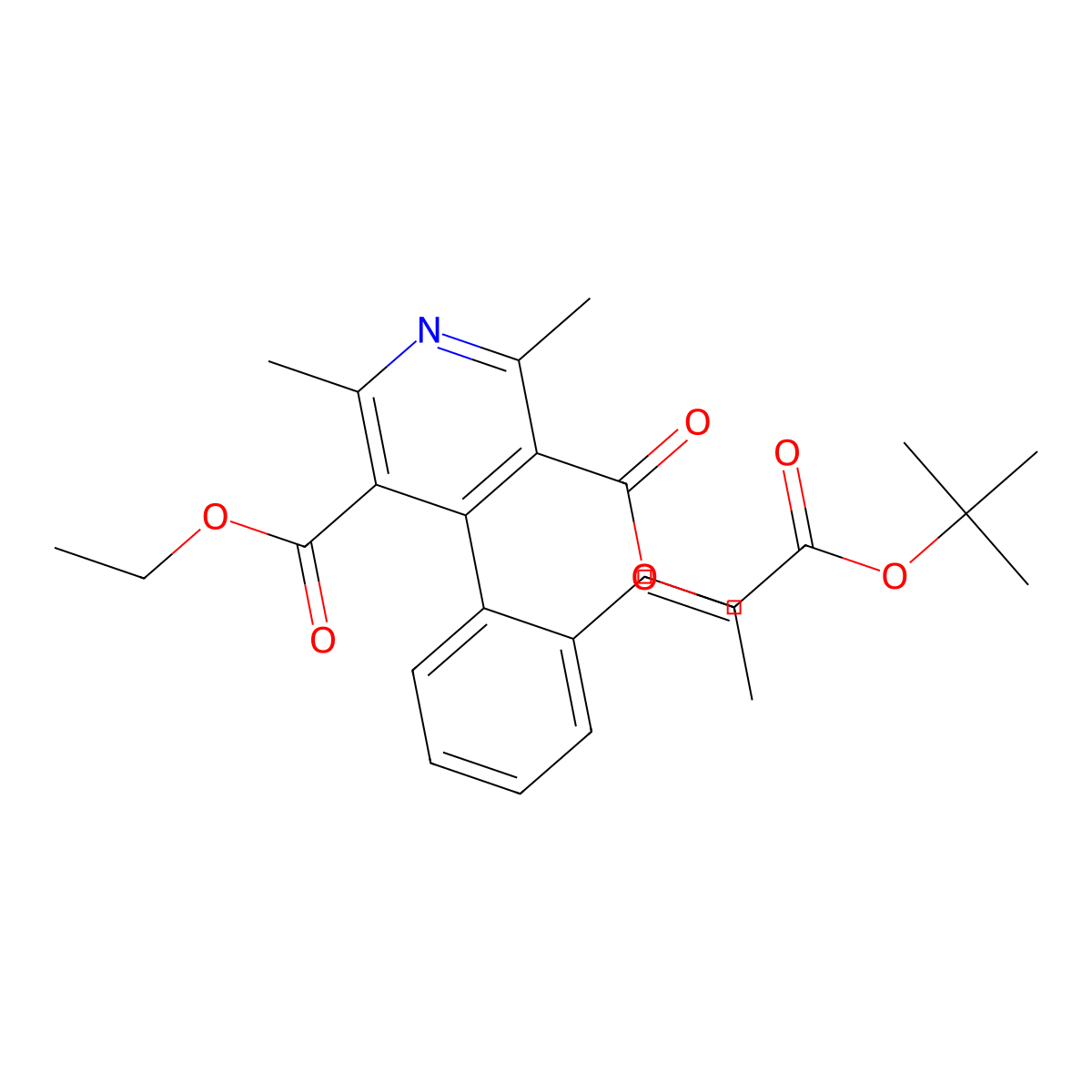 Dehydro Lacidipine molecular structure, CAS 130996-24-6