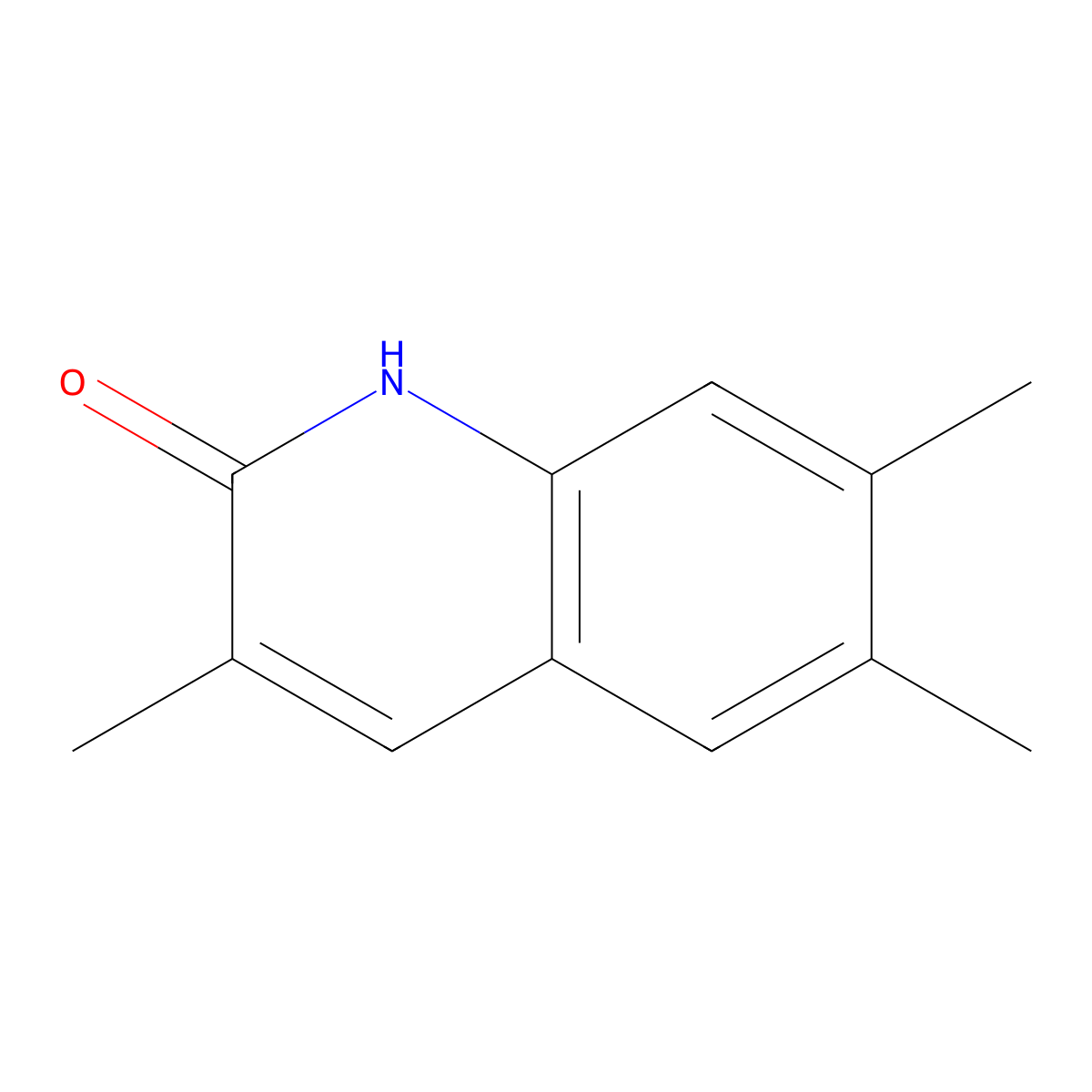 3,6,7-Trimethyl-1,2-dihydroquinolin-2-one molecular structure, CAS 1309976-03-1