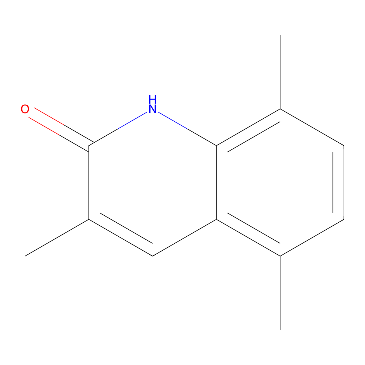 3,5,8-Trimethyl-1,2-dihydroquinolin-2-one molecular structure, CAS 1309976-15-5
