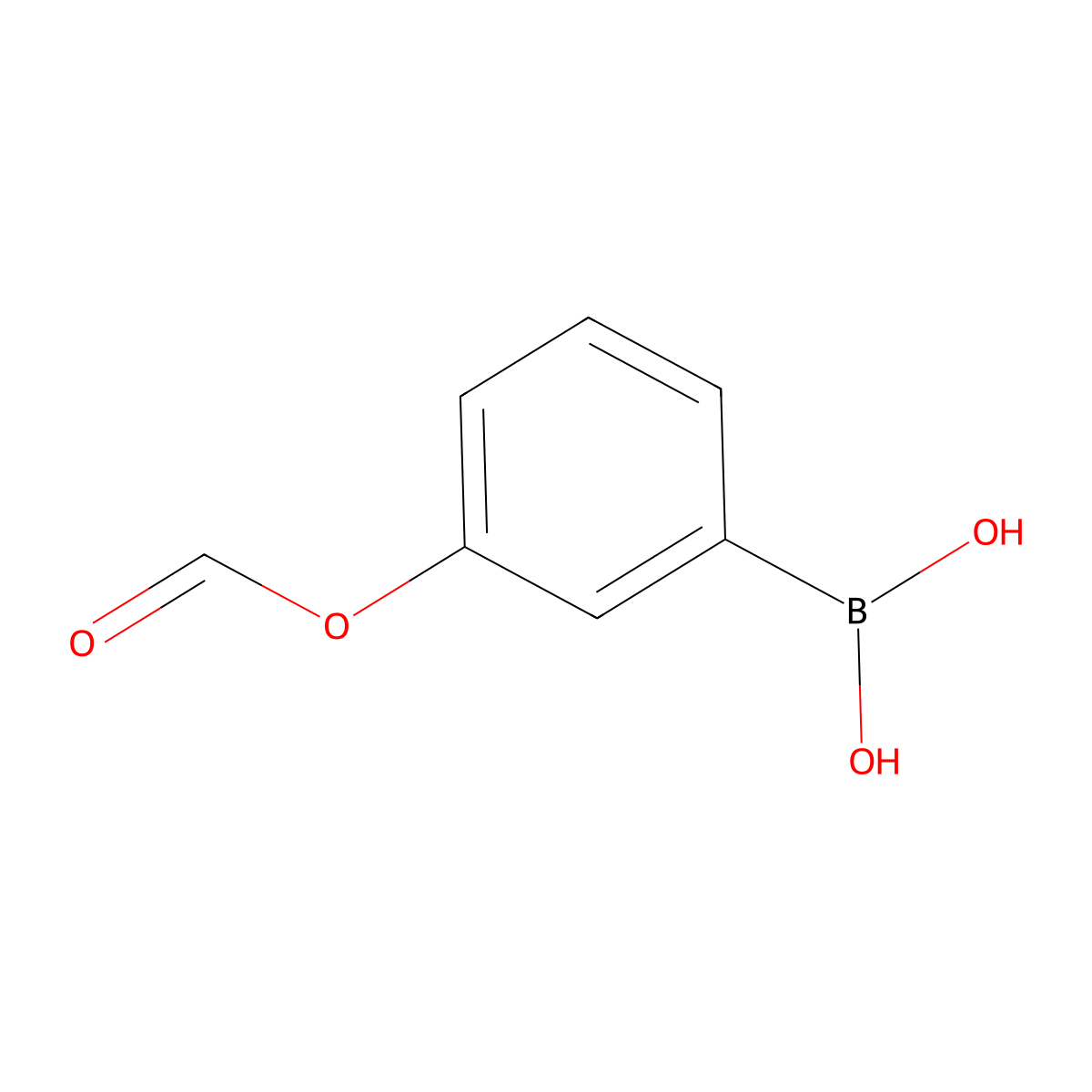 (3-Formyloxyphenyl)boronic acid molecular structure, CAS 1309981-04-1