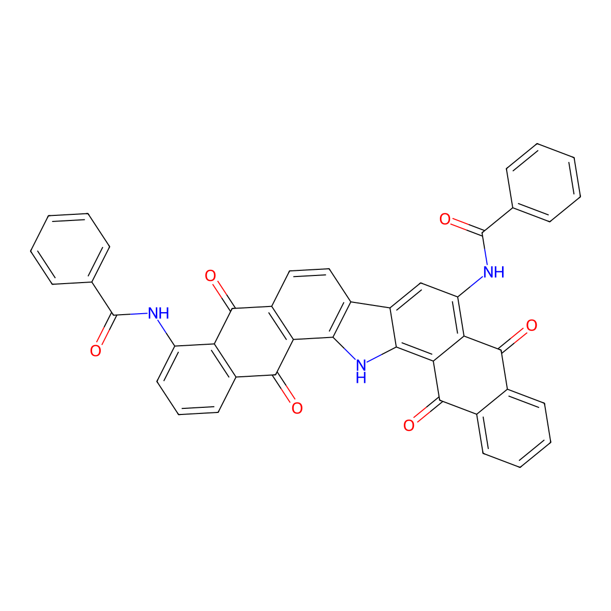 C.I. Vat Brown 3 molecular structure, CAS 131-92-0