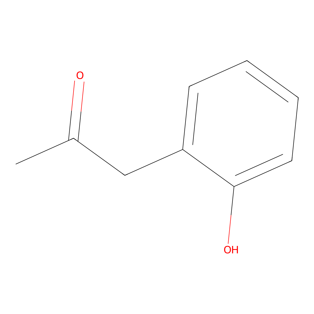 2-Propanone, 1-(2-hydroxyphenyl)- molecular structure, CAS 13100-05-5