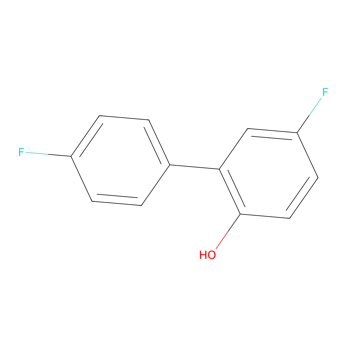 4',5-Difluoro-[1,1'-biphenyl]-2-ol molecular structure, CAS 131003-12-8