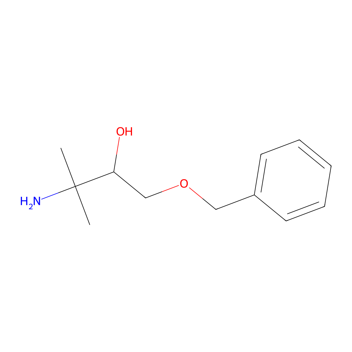3-Amino-1-(benzyloxy)-3-methylbutan-2-ol molecular structure, CAS 1310065-28-1