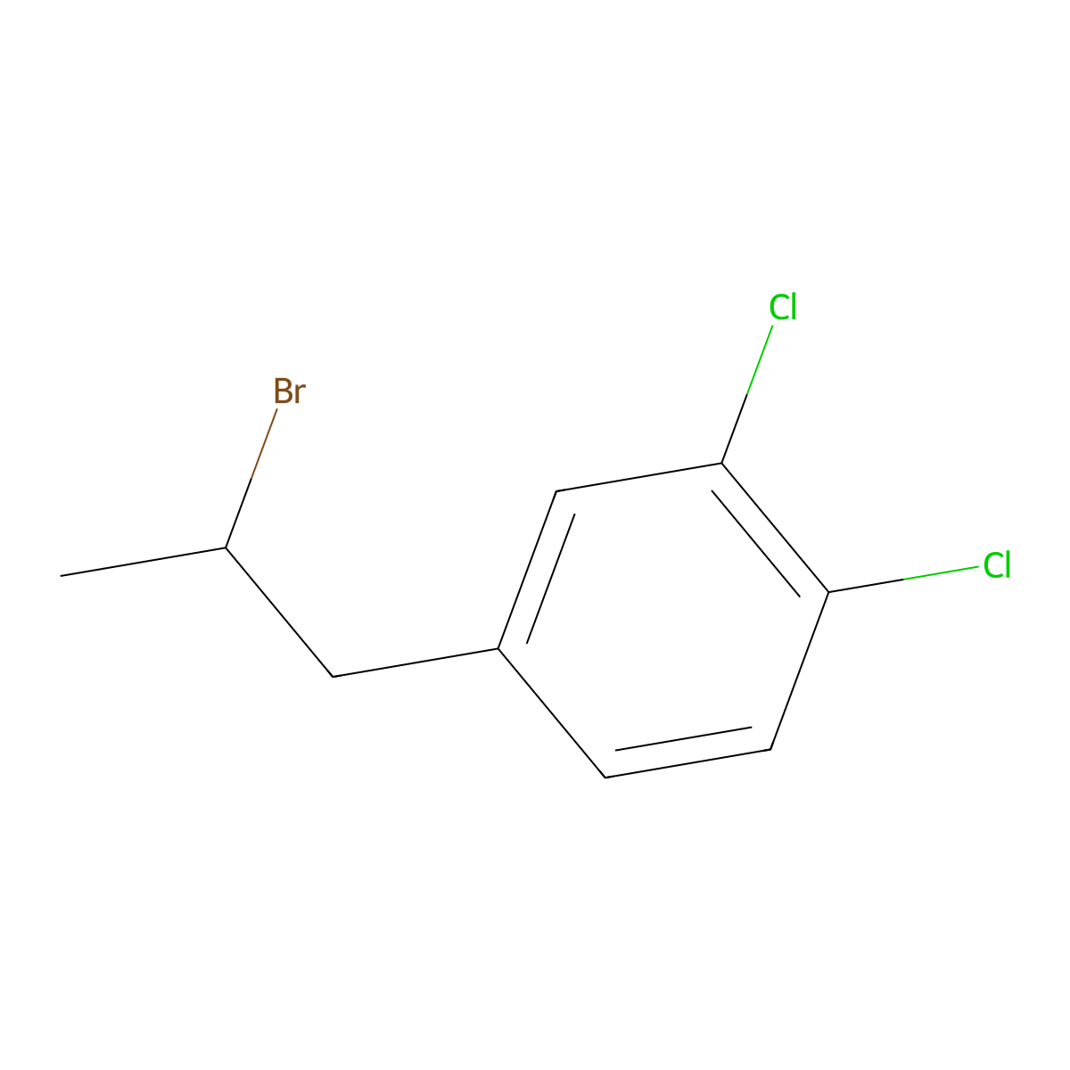 4-(2-Bromopropyl)-1,2-dichlorobenzene molecular structure, CAS 1310094-26-8