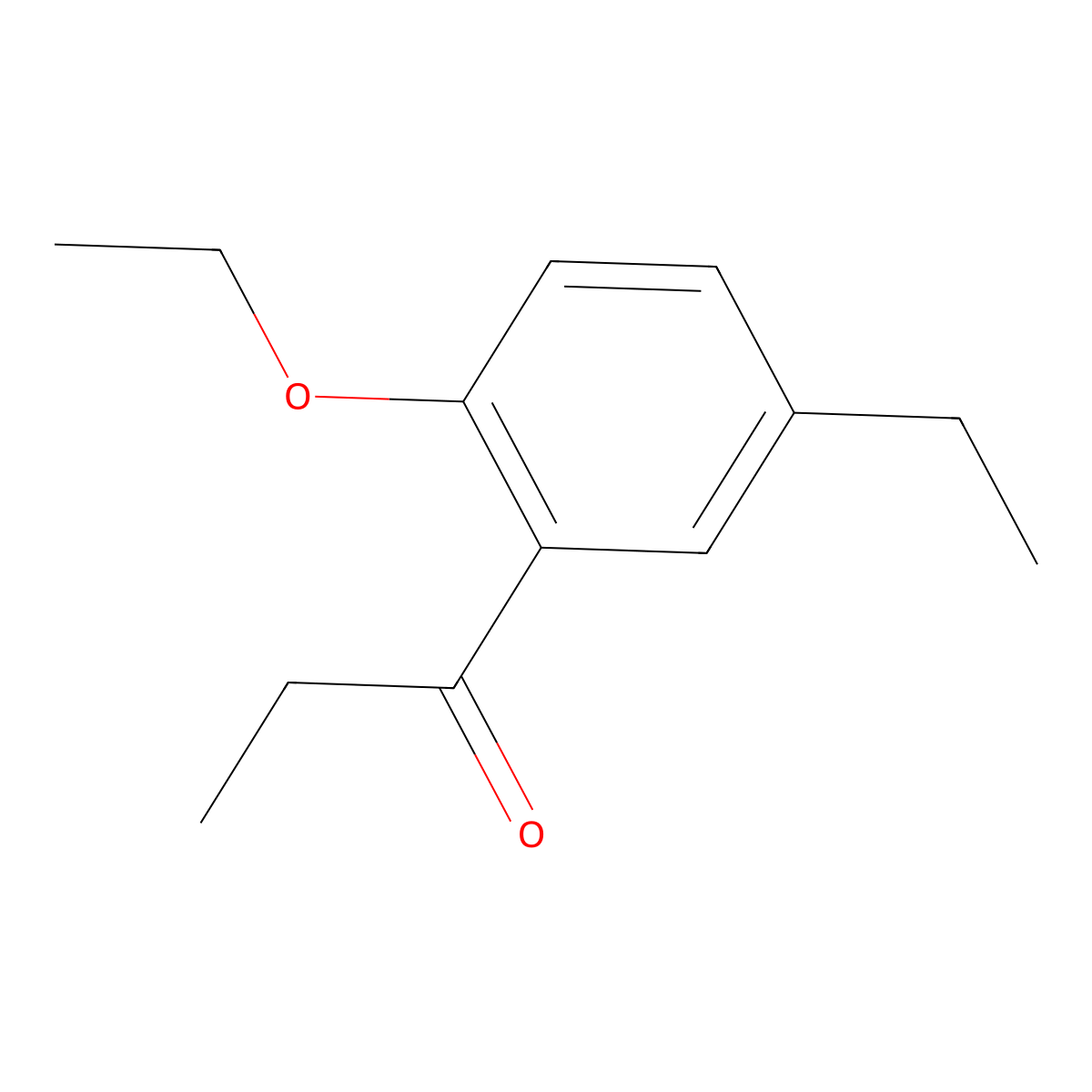 1-(2-Ethoxy-5-ethylphenyl)-1-propanone molecular structure, CAS 1310099-28-5