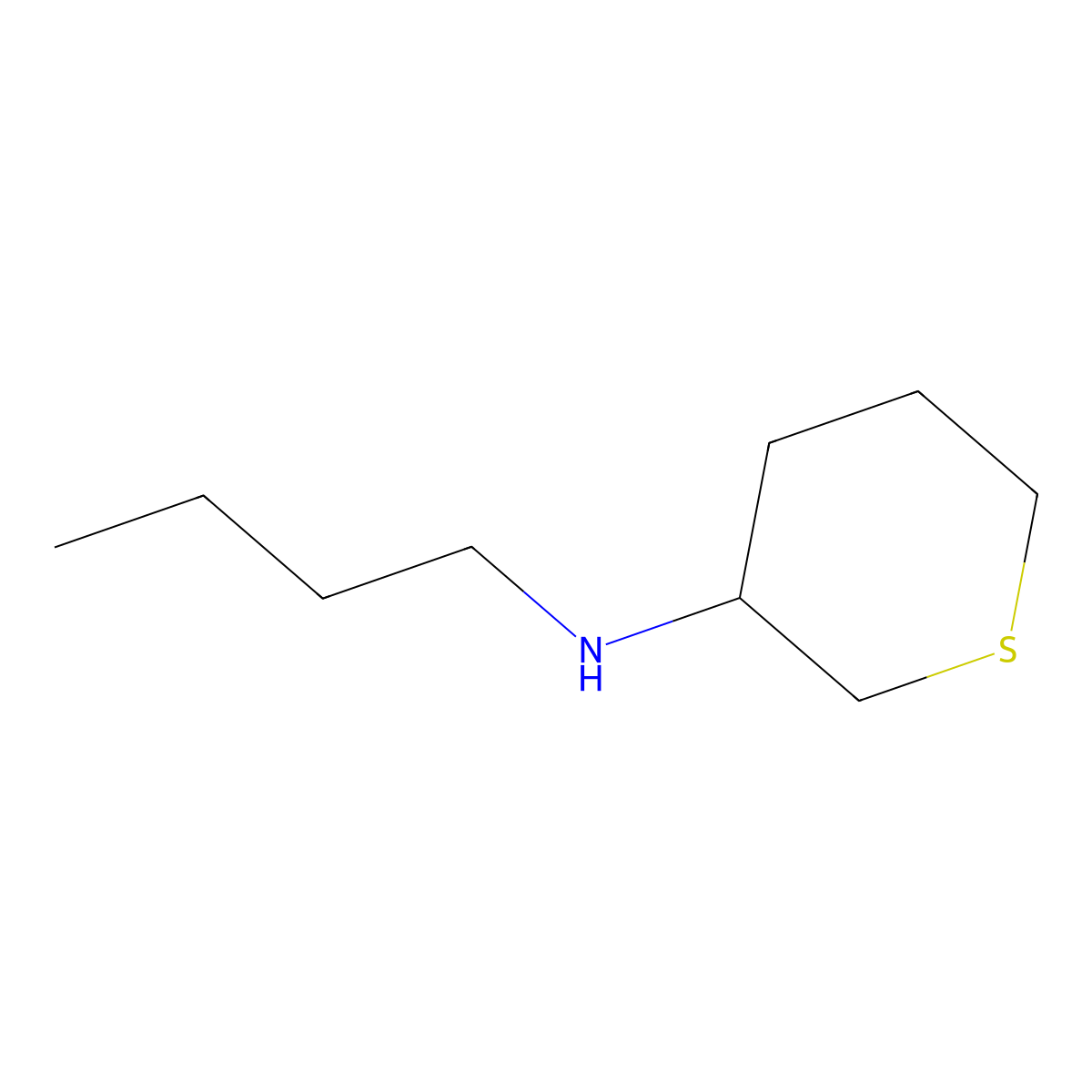 N-butylthian-3-amine molecular structure, CAS 1310134-72-5