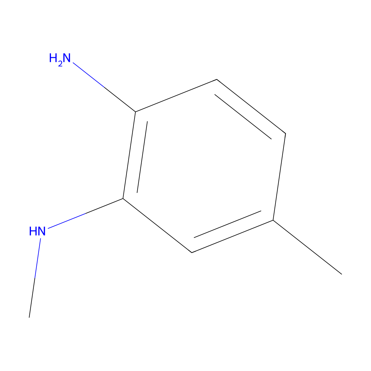 N1,5-Dimethylbenzene-1,2-diamine molecular structure, CAS 131019-87-9