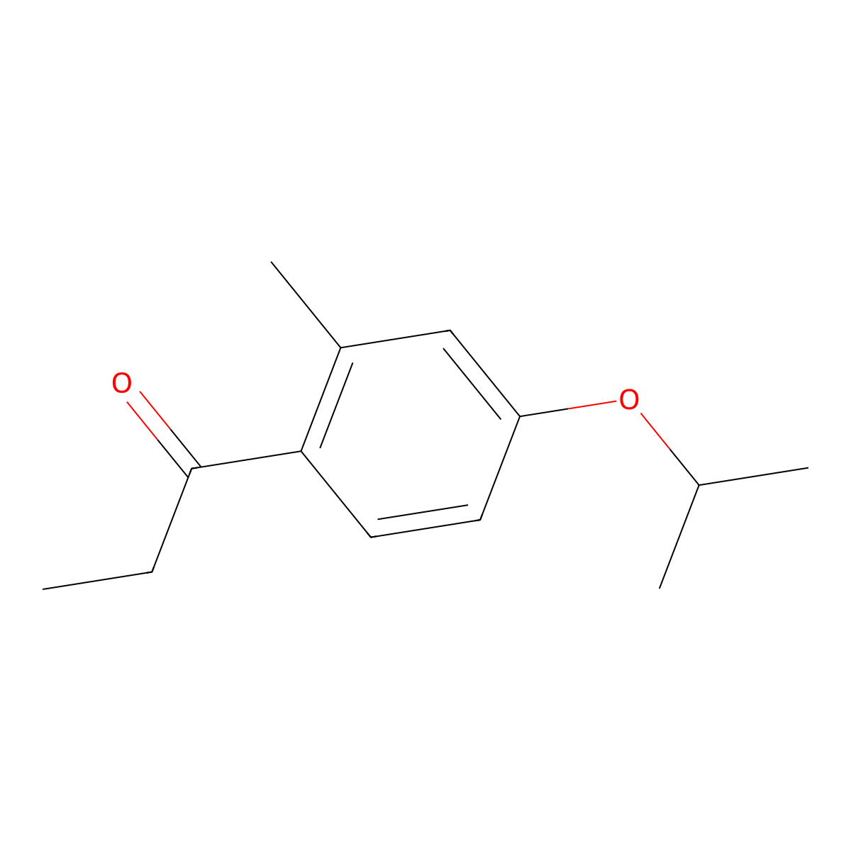 1-[2-Methyl-4-(1-methylethoxy)phenyl]-1-propanone molecular structure, CAS 1310200-64-6