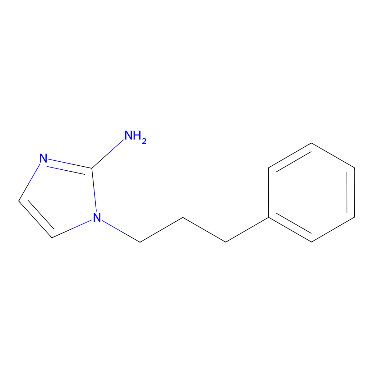 1-(3-Phenylpropyl)-1h-imidazol-2-amine molecular structure, CAS 1310229-27-6