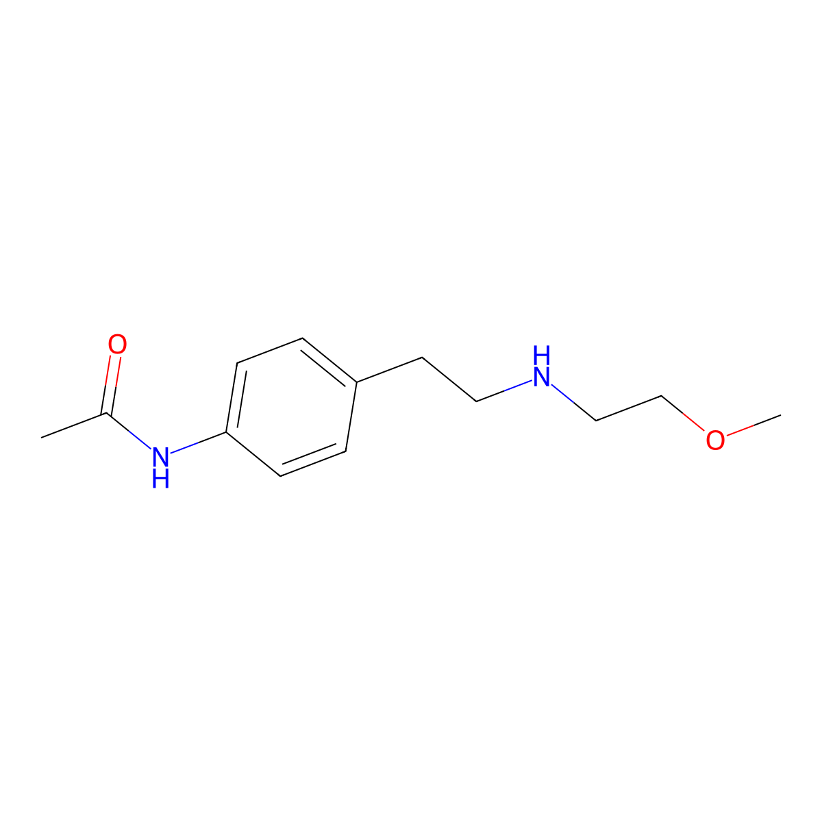 n-(4-(2-((2-Methoxyethyl)amino)ethyl)phenyl)acetamide molecular structure, CAS 1310258-21-9