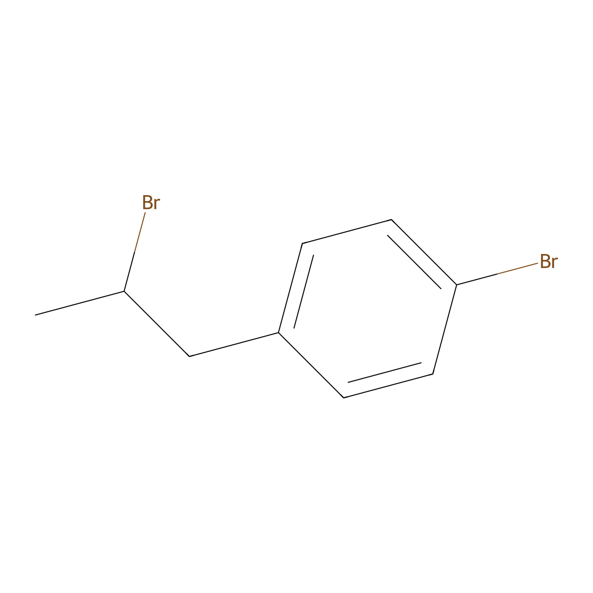 1-Bromo-4-(2-bromopropyl)benzene molecular structure, CAS 1310280-63-7